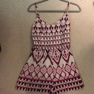 Forever 21 Pink/Purple Romper